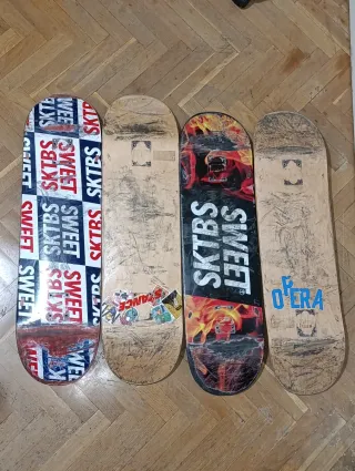 4 Tablas de Skate 8.5 Sweet Skateboards