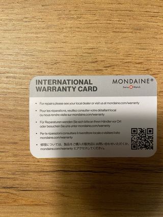 Orologio Mondaine nuovo con cartellino