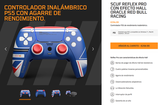 PS5 SCUF Reflex Pro Oracle RedBull Racing Edition