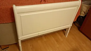 Cabecero de cama blanco madera 105cm