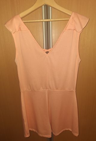 Mono corto mujer salmón talla S