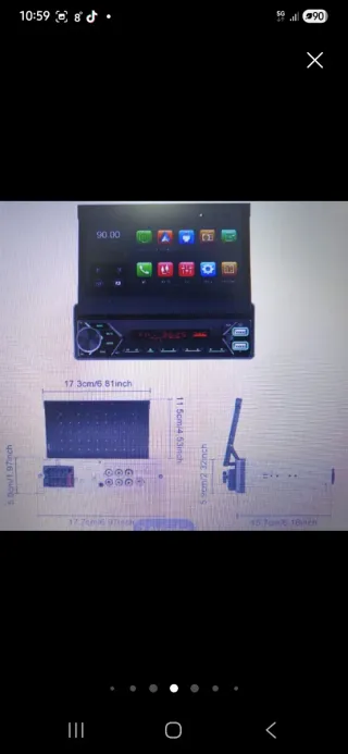 Radio Coche Pantalla 7 Android Auto CarPlay