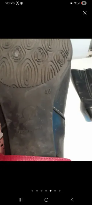 Botas altas de cuero negras