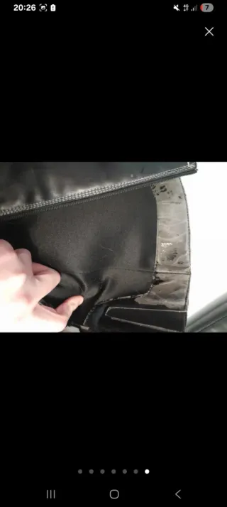 Botas altas de cuero negras