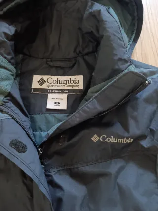 Chaqueta Columbia Talla S Negra/Gris