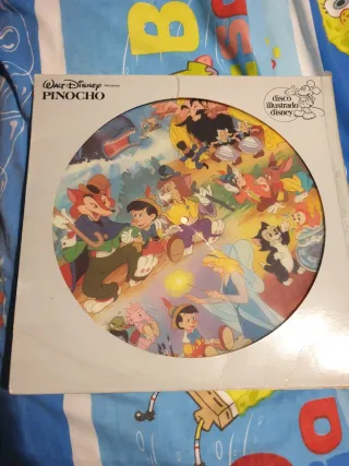 Vinilo Disney Pinocho Ilustrado