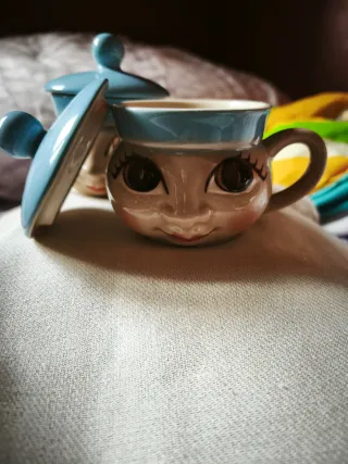 Antiche tazze con coperchi Ditmar Urbach in coppia