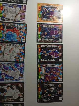 Lote cromos Adrenalyn