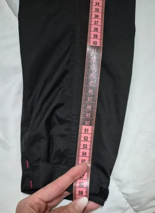 Chaqueta Impermeable Quechua 2XL Negra y Rosa