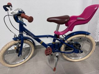 Bicicleta infantil 16 con sillita