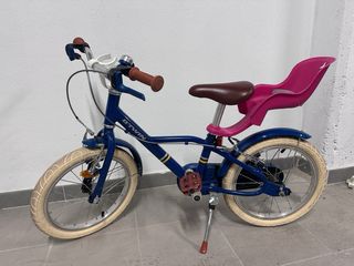 Bicicleta infantil 16 con sillita