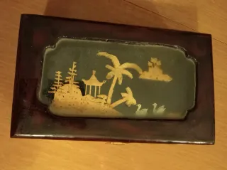 Joyero Oriental Madera Antiguo