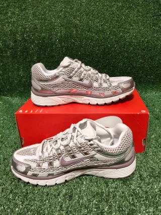 Nike P-6000 Plata y Blanco