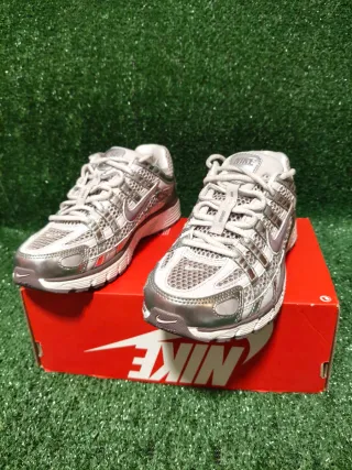 Nike P-6000 Plata y Blanco