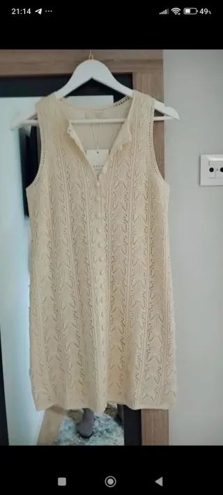 Vestido Sezane crema