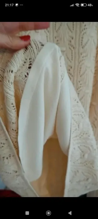 Vestido Sezane crema