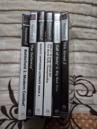 Conjunto 6 Jogos PS2