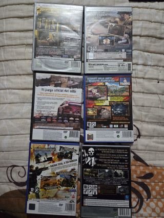 Conjunto 6 Jogos PS2