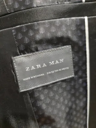 Traje Zara Negro