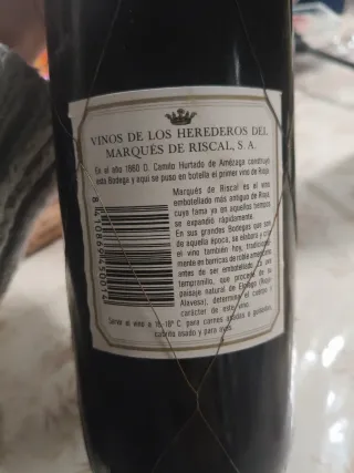 Marqués de Riscal 1982 Rioja