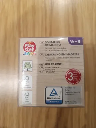 Sonajero Rodari Madera Bebé Nuevo