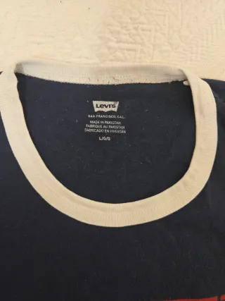 Camiseta Levi's California Manga Corta Azul