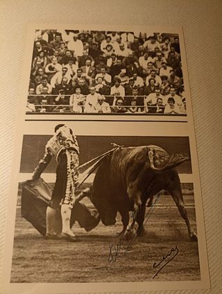 Fotos del Torero Diego Puerta .Firmadas.Años 60