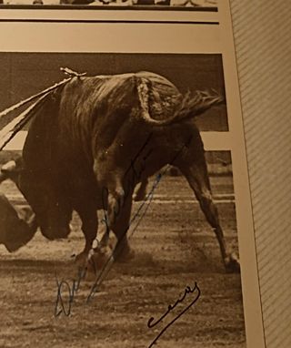 Fotos del Torero Diego Puerta .Firmadas.Años 60