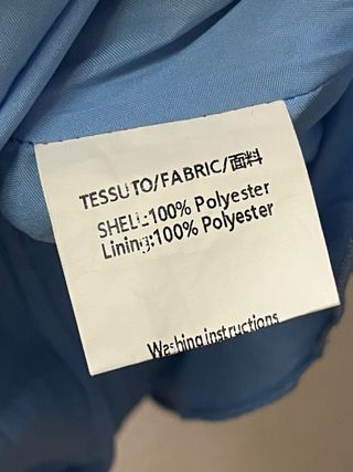 Vestido  Azul Blanco