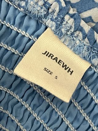 Vestido  Azul Blanco