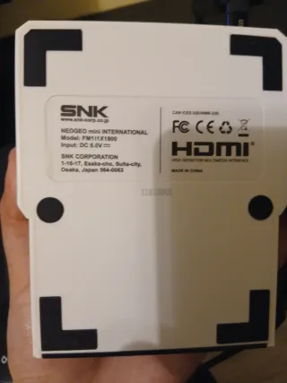 Neo Geo Mini International + Mando Minipad