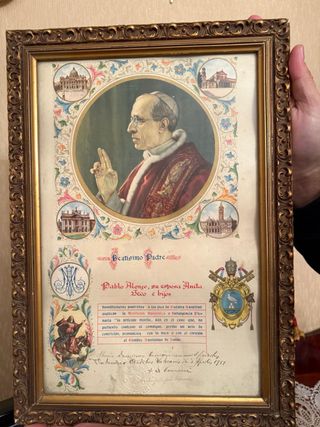 Documento Vaticano Antiguo 1951