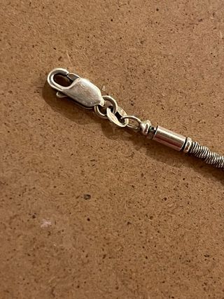 Pulsera Tubular Plata Ley 925