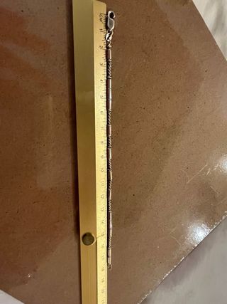 Pulsera Tubular Plata Ley 925