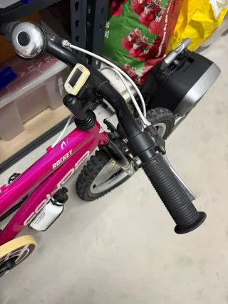 Bicicleta infantil niña rosa ROCKET