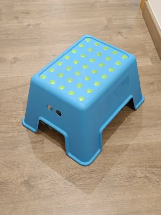 Taburete Ikea Antideslizante Azul