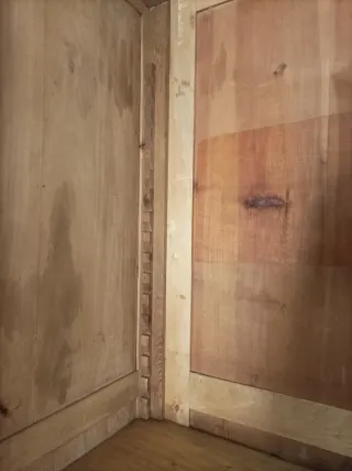 Armario madera principios s.XX con espejo