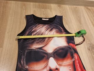 Vestido corto con estampado de mujer T.M