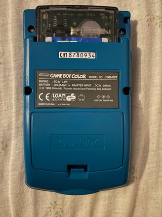 Console Game Boy Color Blu + 2 Giochi