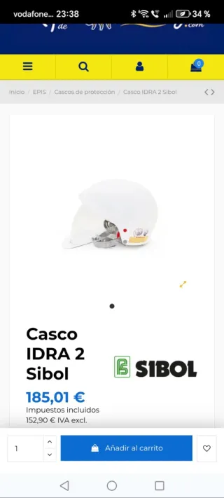 Casco seguridad construcción/electricidad