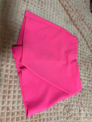 Falda pantalón Zara rosa