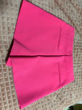 Falda pantalón Zara rosa