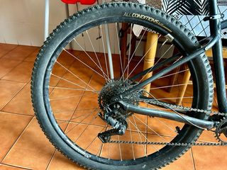 Bicicleta de Montaña Rockrider Negra Talla l