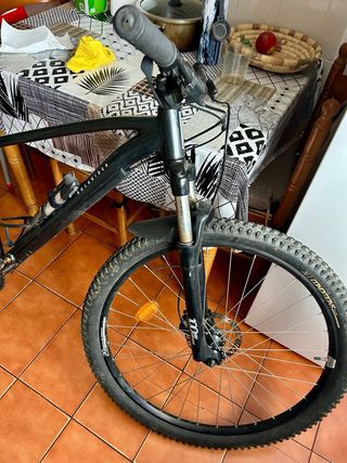 Bicicleta de Montaña Rockrider Negra Talla l