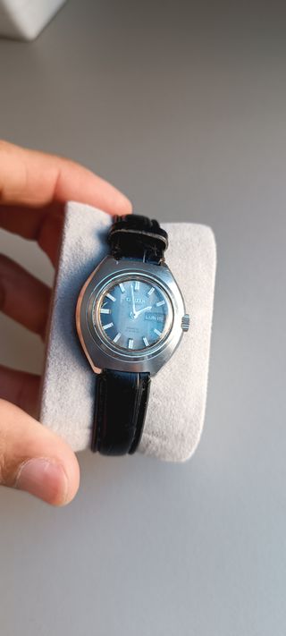 Reloj Citizen Automático Esfera Gris Correa Negra