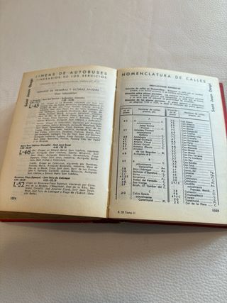 Guia antigua de Barcelona metropolitana