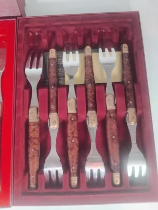 Cubertería Laguiole pescado 6 pax