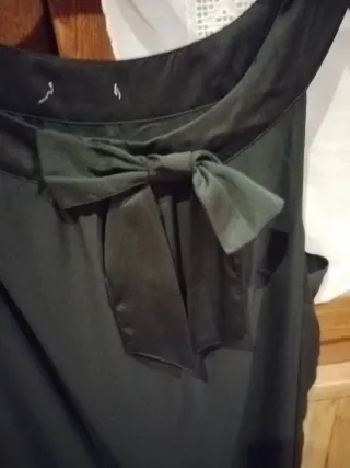 Vestido negro H&M con lazo