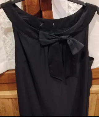 Vestido negro H&M con lazo