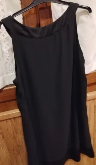 Vestido negro H&M con lazo